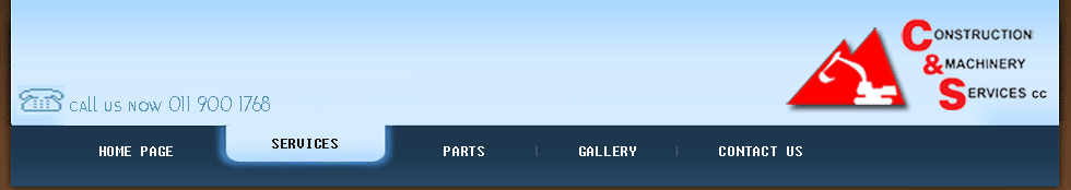 C & S Construction Machinery Services "cc", Excavator Machine Hire, Excavator Parts and Service